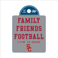 USC Trojans Life Is Good Family Friends Sticker